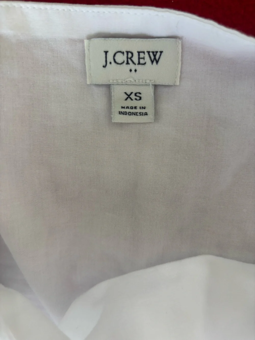 J. Crew White Wide-Strap Cotton Tank size XS